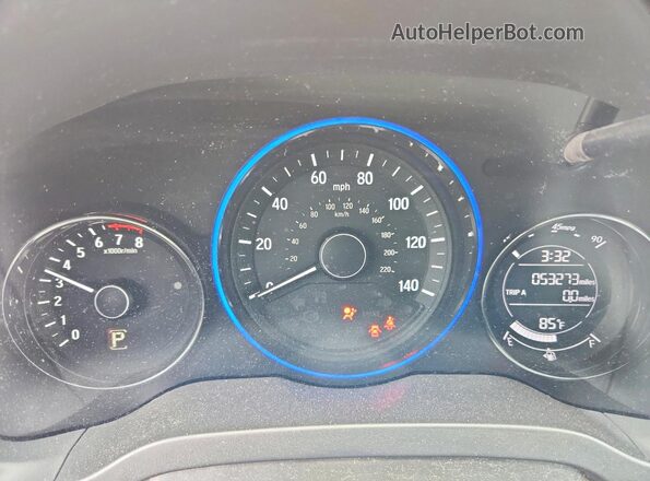 3CZRU6H59HG704441 2017 HONDA HR-V Black Սարքավորումների վահանակի տեսք
