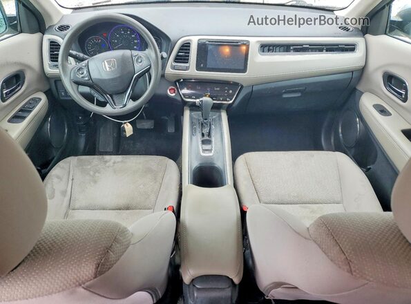 3CZRU6H59HM702271 2017 HONDA HR-V Серебряный Вид панели приборов