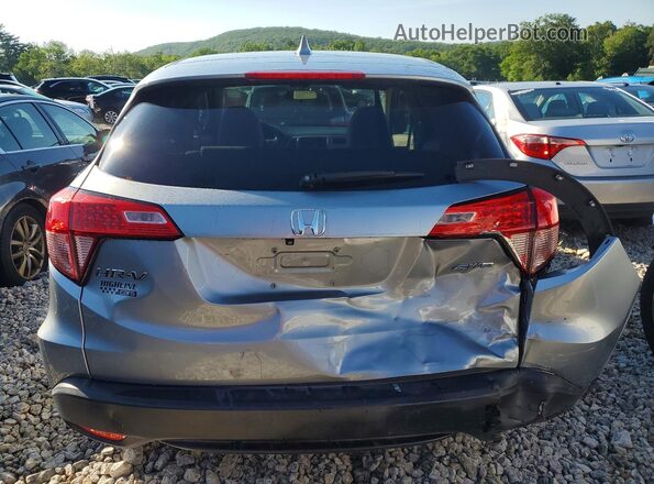 3CZRU6H59HM702271 2017 HONDA HR-V Серебряный Вид сзади