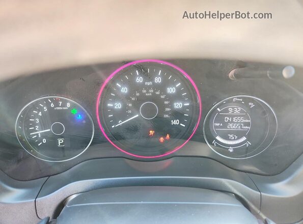 3CZRU6H59JG711007 2018 HONDA HR-V Black Սարքավորումների վահանակի տեսք