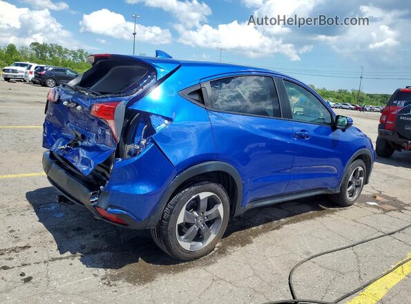 3CZRU6H59JG725733 2018 HONDA HR-V Blue Հետևի աջ