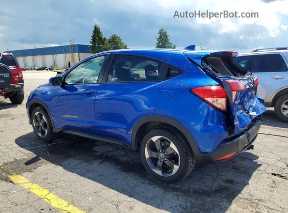 3CZRU6H59JG725733 2018 HONDA HR-V Blue Հետևի ձախ