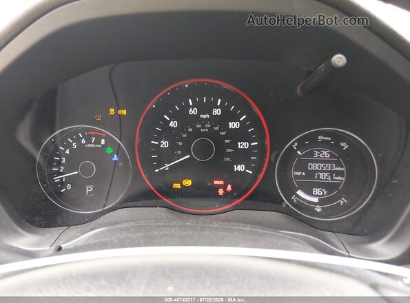 3CZRU6H59JM720338 2018 HONDA HR-V Black Հետևի նստատեղերի տեսք