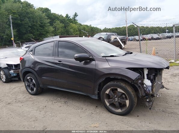 3CZRU6H59JM720338 2018 HONDA HR-V Black Սալոնի 360 աստիճան տեսք