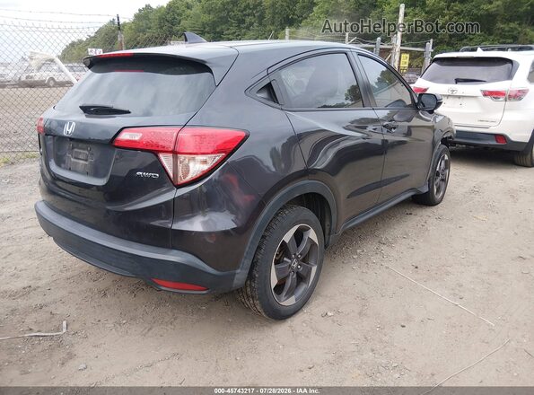 3CZRU6H59JM720338 2018 HONDA HR-V Black Հետևի աջ