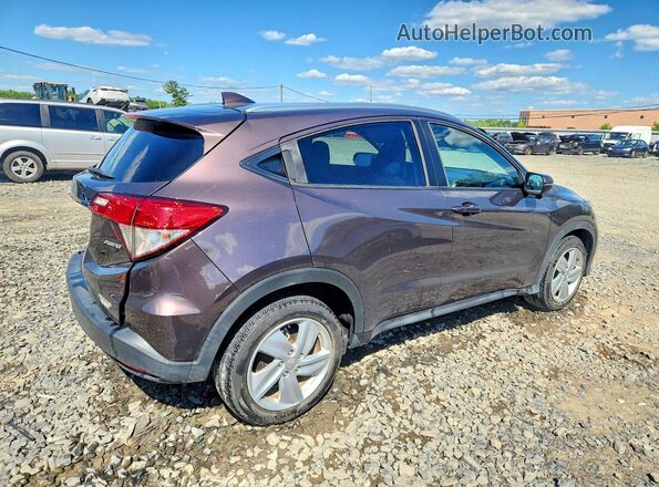 3CZRU6H59KM705078 2019 HONDA HR-V Purple Trasero derecho
