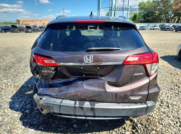 3CZRU6H59KM705078 2019 HONDA HR-V Purple Vista trasera