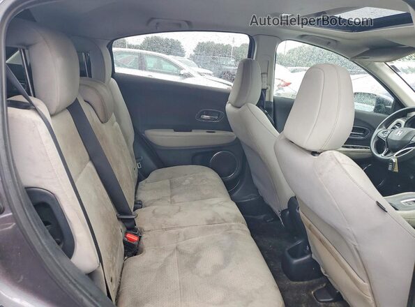 3CZRU6H59KM707820 2019 HONDA HR-V Серый Вид задней части салона