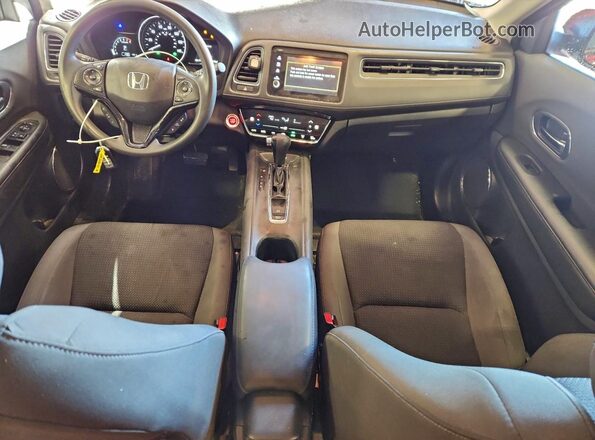 3CZRU6H59KM729882 2019 HONDA HR-V Red Widok deski rozdzielczej