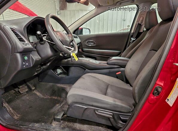 3CZRU6H59KM729882 2019 HONDA HR-V Red Widok wnętrza z przodu