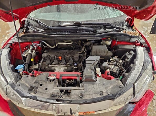 3CZRU6H59KM729882 2019 HONDA HR-V Red Widok wnętrza z tyłu
