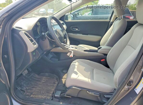 3CZRU6H59LM701498 2020 HONDA HR-V Gray Vista interior delantera