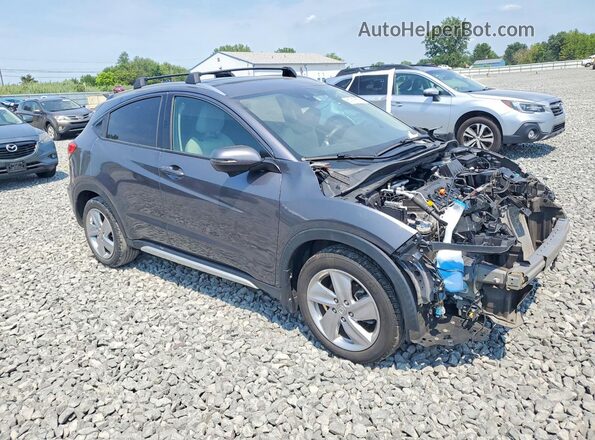 3CZRU6H59LM701498 2020 HONDA HR-V Gray Delantero derecho