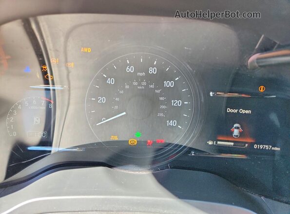 3CZRU6H59MM720148 2021 HONDA HR-V White Вид щитка приладів
