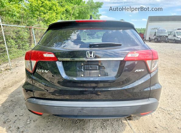 3CZRU6H59MM754106 2021 HONDA HR-V Black Вид ззаду