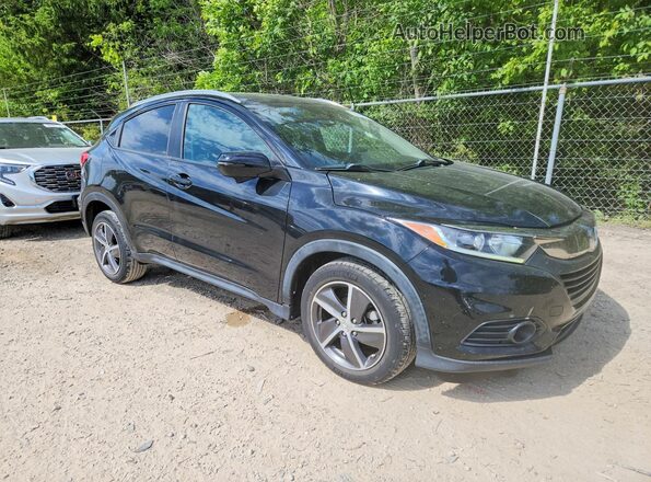 3CZRU6H59MM754106 2021 HONDA HR-V Black Передня права чверть