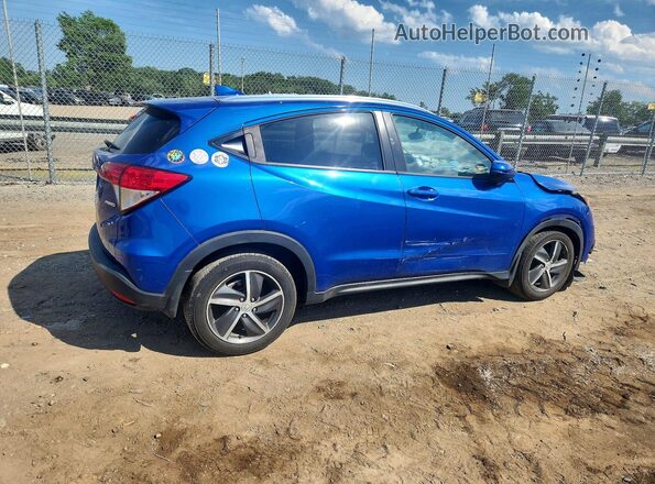 3CZRU6H59NM756486 2022 HONDA HR-V Blue Trasero derecho