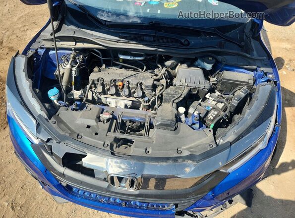 3CZRU6H59NM756486 2022 HONDA HR-V Blue Vista del compartimento del motor