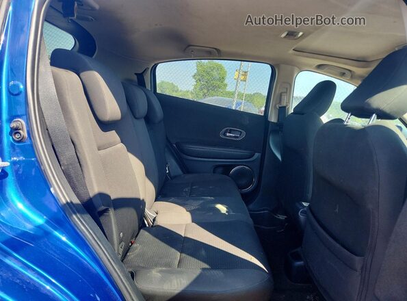3CZRU6H59NM756486 2022 HONDA HR-V Blue Vista interior trasera