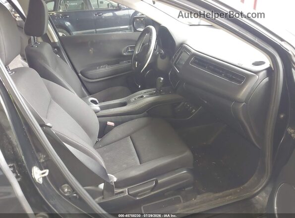 3CZRU6H5XHM700920 2017 HONDA HR-V Black Вид салону спереду