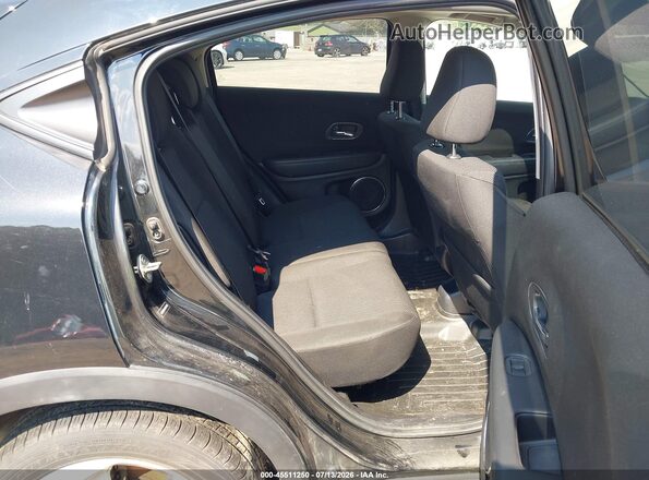 3CZRU6H5XHM701758 2017 HONDA HR-V Black Widok naklejki z numerem VIN