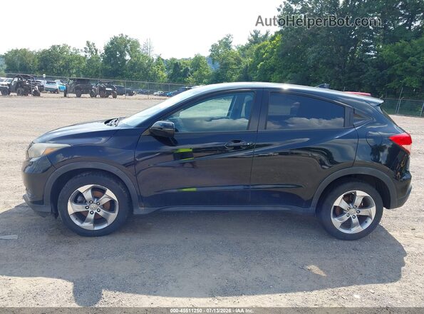 3CZRU6H5XHM701758 2017 HONDA HR-V Black Widok wnętrza 360 stopni