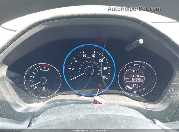 3CZRU6H5XHM701758 2017 HONDA HR-V Black Widok tylnych siedzeń