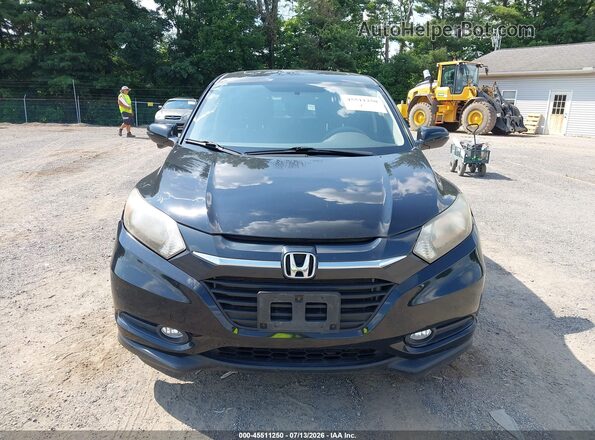 3CZRU6H5XHM701758 2017 HONDA HR-V Black Widok zestawu wskaźników