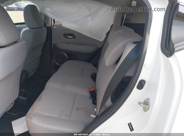 3CZRU6H5XHM716471 2017 HONDA HR-V White VIN კოდის სტიკერის ხედი