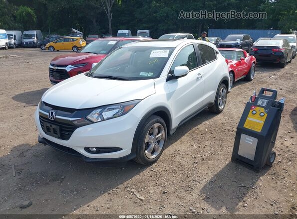 3CZRU6H5XHM716471 2017 HONDA HR-V White წინა მარცხენა ხედი სამი მეოთხედიდან