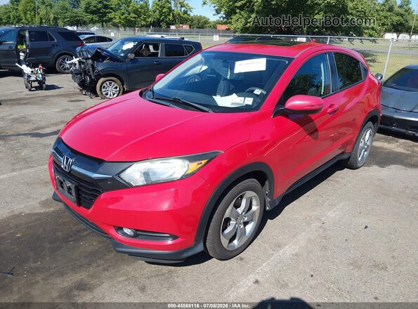 3CZRU6H5XHM725283 2017 HONDA HR-V Red Передня ліва чверть