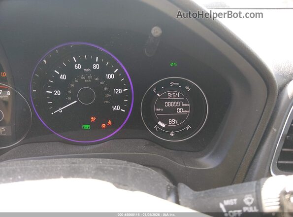 3CZRU6H5XHM725283 2017 HONDA HR-V Red Вид задніх сидінь