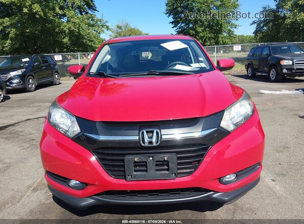 3CZRU6H5XHM725283 2017 HONDA HR-V Red Вид щитка приладів