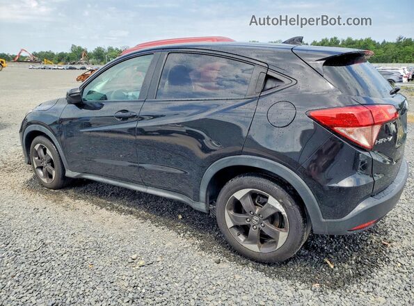 3CZRU6H5XJG704079 2018 HONDA HR-V Black უკანა მარცხენა