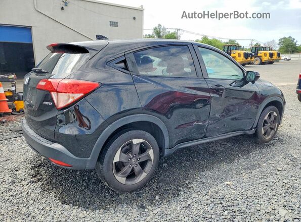 3CZRU6H5XJG704079 2018 HONDA HR-V Black უკანა მარჯვენა