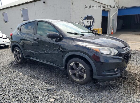 3CZRU6H5XJG704079 2018 HONDA HR-V Black წინა მარჯვენა