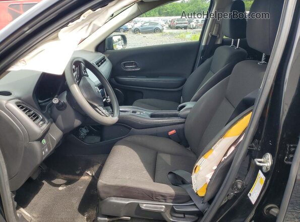 3CZRU6H5XJG704079 2018 HONDA HR-V Black წინა სალონის ხედი