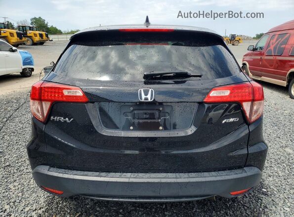 3CZRU6H5XJG704079 2018 HONDA HR-V Black უკანა ხედი