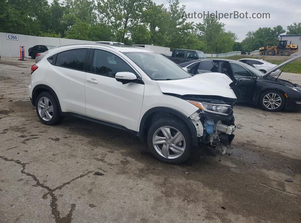 3CZRU6H5XKM706353 2019 HONDA HR-V White Передня права чверть