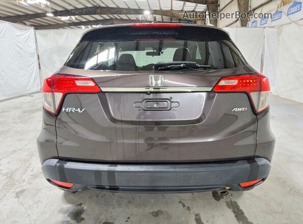 3CZRU6H5XKM738543 2019 HONDA HR-V Brown Vista trasera