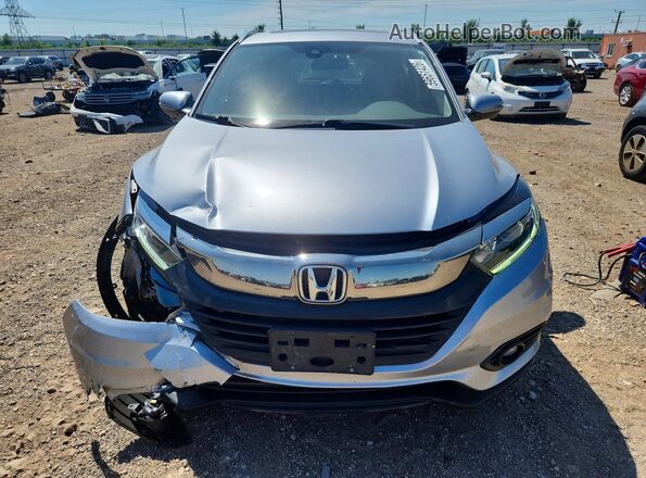3CZRU6H5XKM739188 2019 HONDA HR-V Silver წინა ხედი