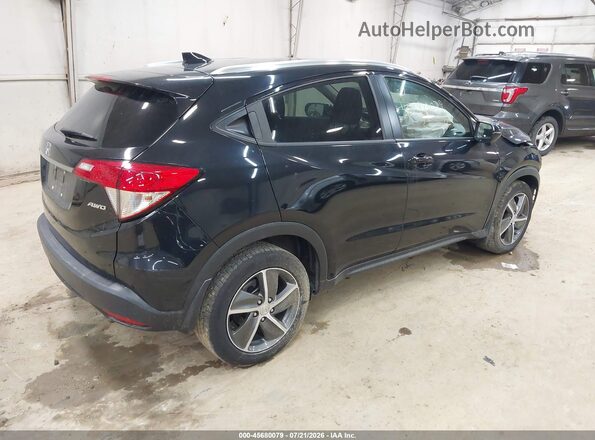 3CZRU6H5XMM736214 2021 HONDA HR-V Black Հետևի աջ