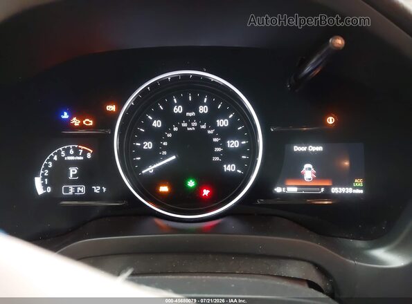 3CZRU6H5XMM736214 2021 HONDA HR-V Black Հետևի նստատեղերի տեսք