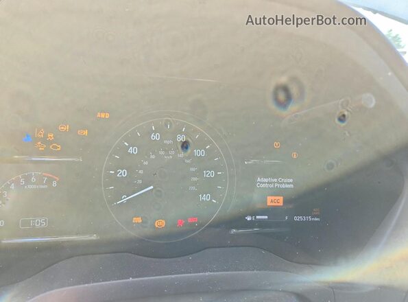 3CZRU6H5XMM739839 2021 HONDA HR-V White Instrument cluster view