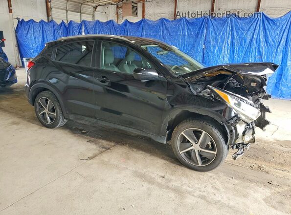 3CZRU6H5XNM762362 2022 HONDA HR-V Black Delantero derecho