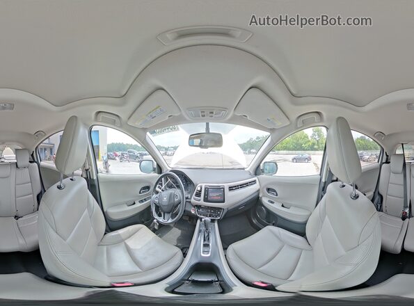 3CZRU6H70HM709076 2017 HONDA HR-V White Панорамний вид салону 360°