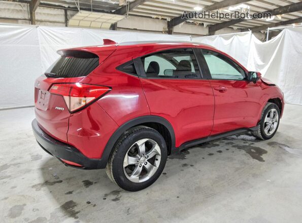 3CZRU6H70HM733104 2017 HONDA HR-V Red Rear right