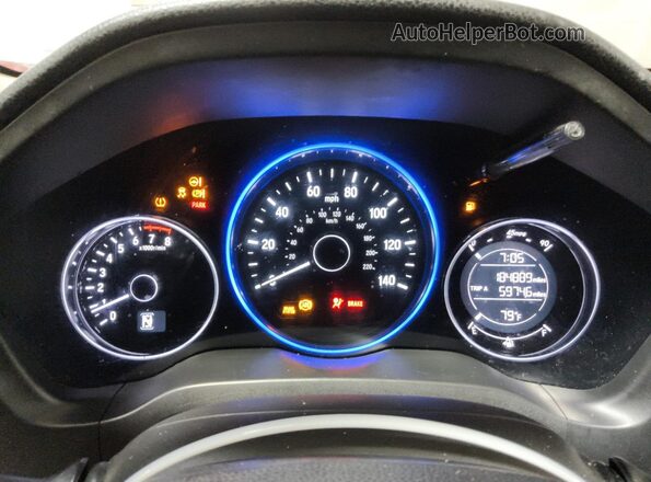 3CZRU6H70HM733104 2017 HONDA HR-V Red 