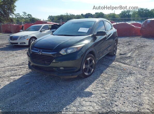 3CZRU6H70JM716020 2018 HONDA HR-V Black Առջևի ձախ երեք քառորդ տեսարան