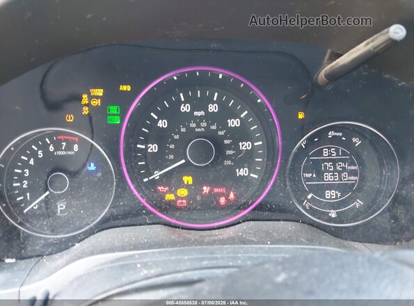 3CZRU6H70JM716020 2018 HONDA HR-V Black Հետևի նստատեղերի տեսք